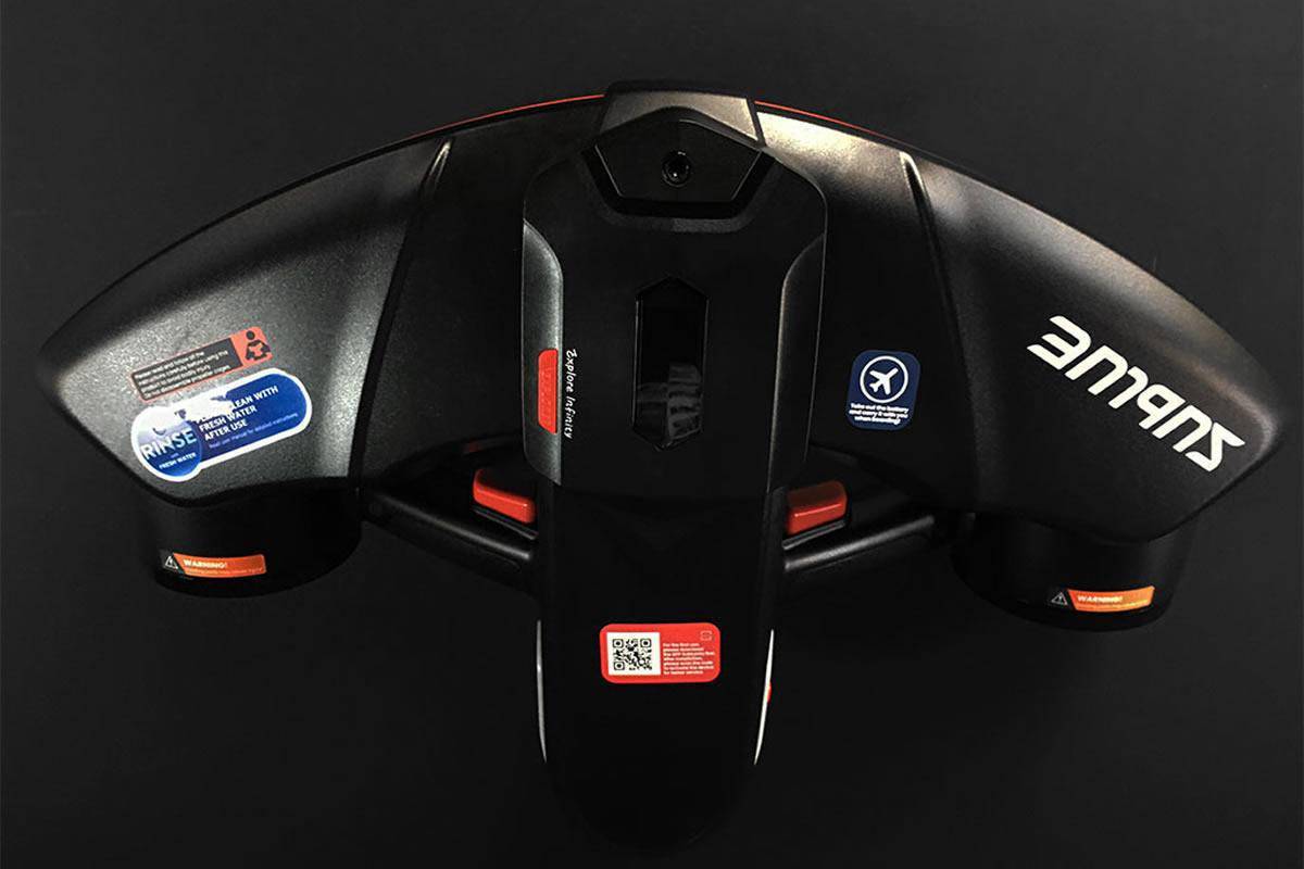 Sublue Navbow Tauchscooter schwarz mit rot