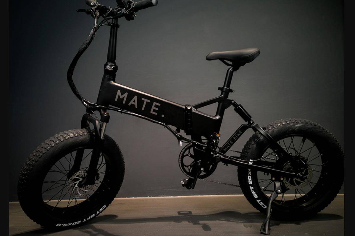 Mate X E-Fatbike in schwarz Mate eBike mieten