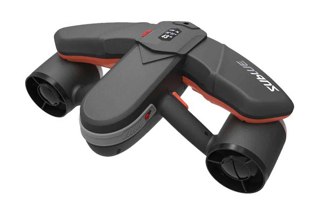 Sublue Navbow Tauchscooter von hinten seitlich